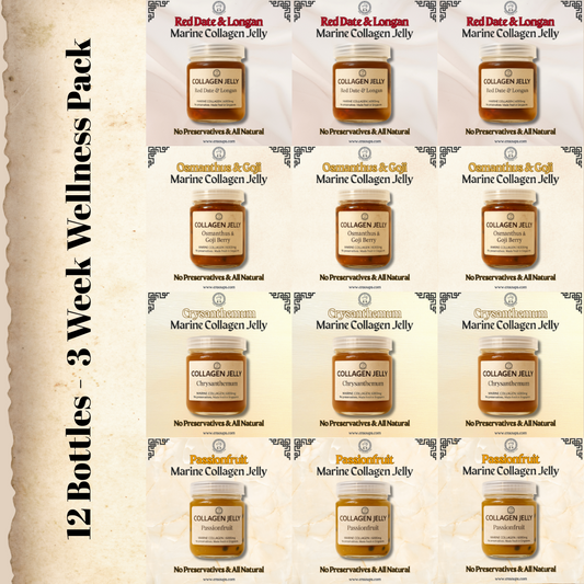 Marine Collagen - 12 Bottles : 3 Weeks Wellness Pack
